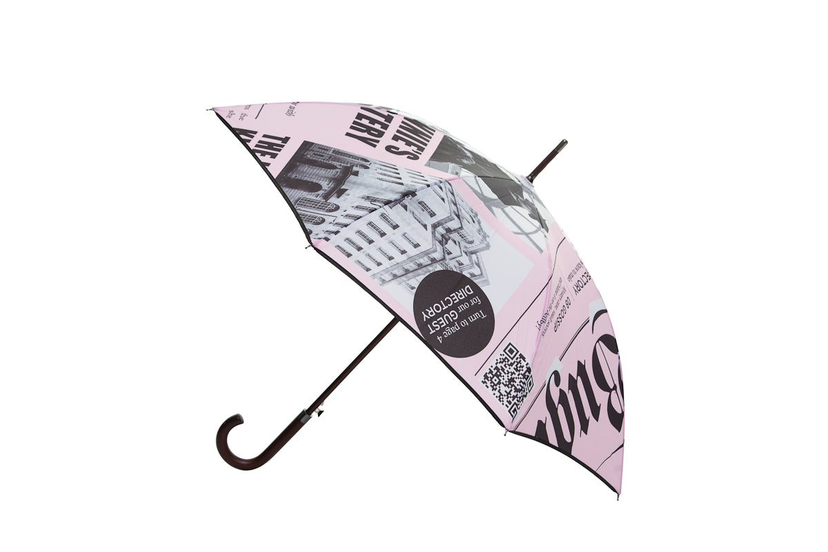 Auto Wood Walker Umbrella | Promotional Umbrellas | iBrolly